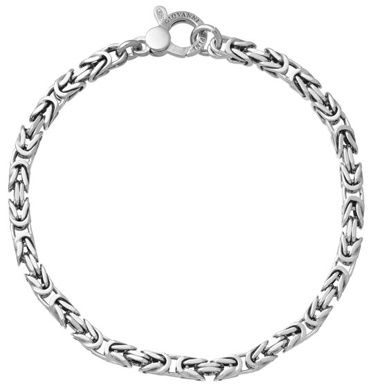 Bracciale Giovanni Raspini Uomo Bizantina Quadra in Argento 11065XL - 11065XL